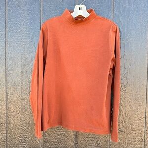 Peruvian Connection Women’s Large Pima Cotton Long Sleeve Top Shirt Blouse Base